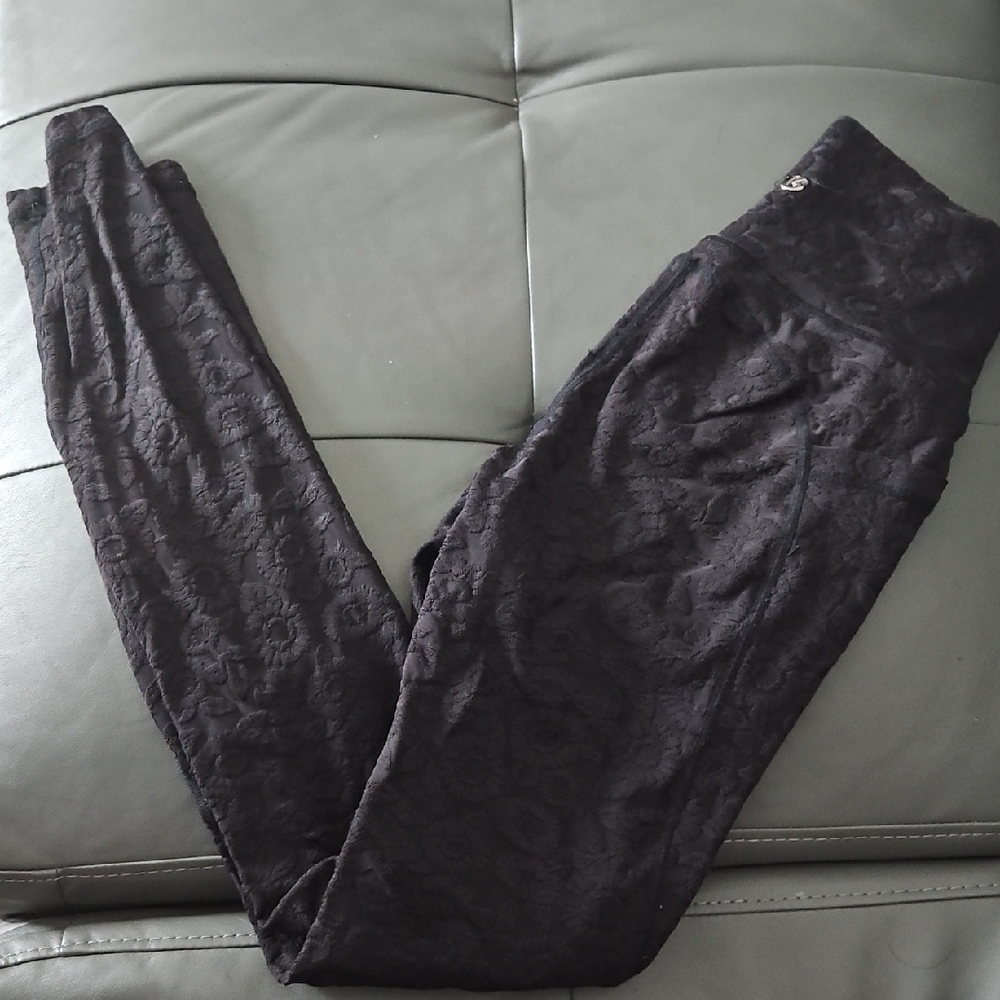 BuffBunny Black Nylon Leggings